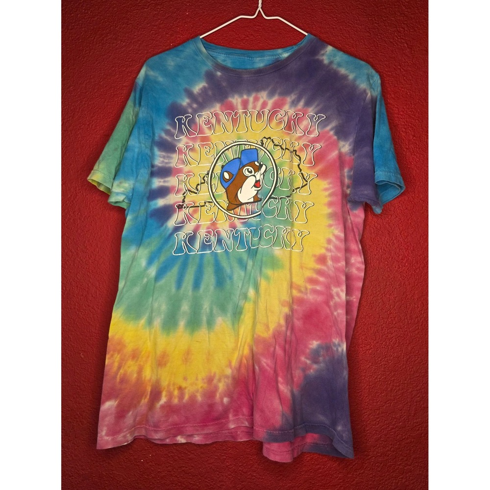 Buccee's Kentucky Tie Dye T-Shirt Novelty Graphic Tee‎ Tourist Souvenir